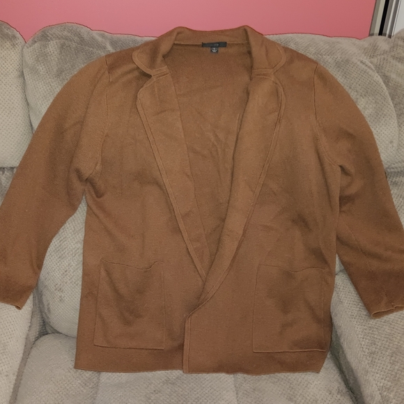 J. Crew Factory Brown Cardigan Sweater - Picture 1 of 16